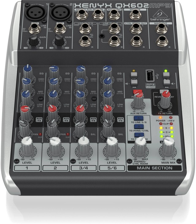 Behringer XENYX QX602MP3