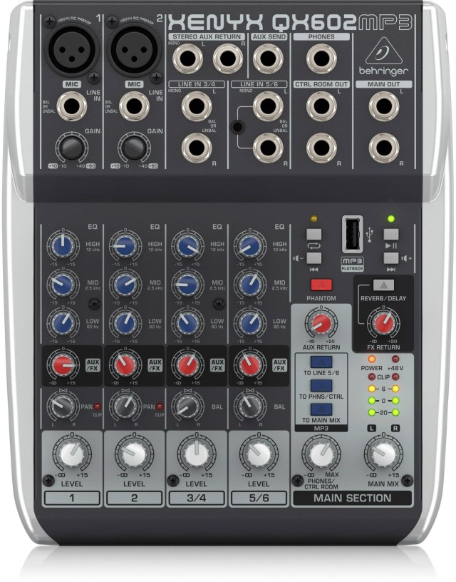Behringer XENYX QX602MP3