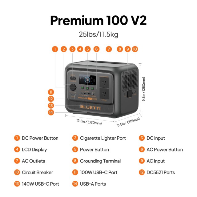 Bluetti Premium 100 V2