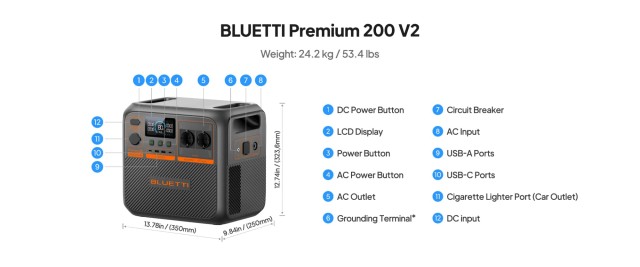 Bluetti Premium 200 V2