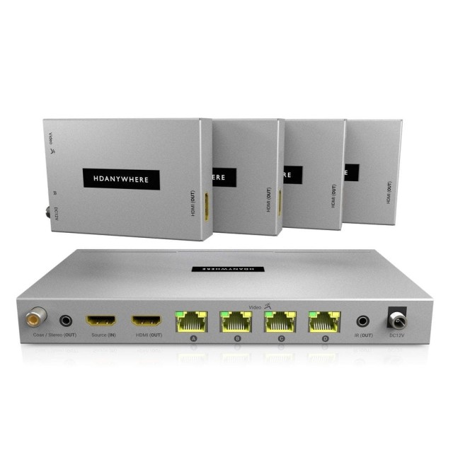 HDAnywhere XTND 4K (40) TPC Splitter (1x4+1)
