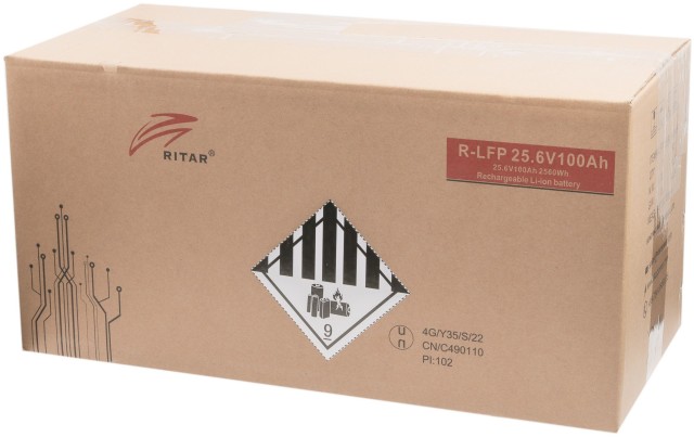 ����������� Ritar R-LFP 25.6V 100Ah BT G1