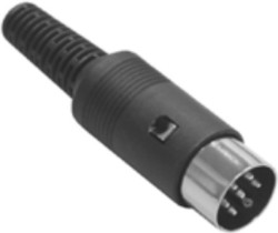 TAIDEN 6-pin male