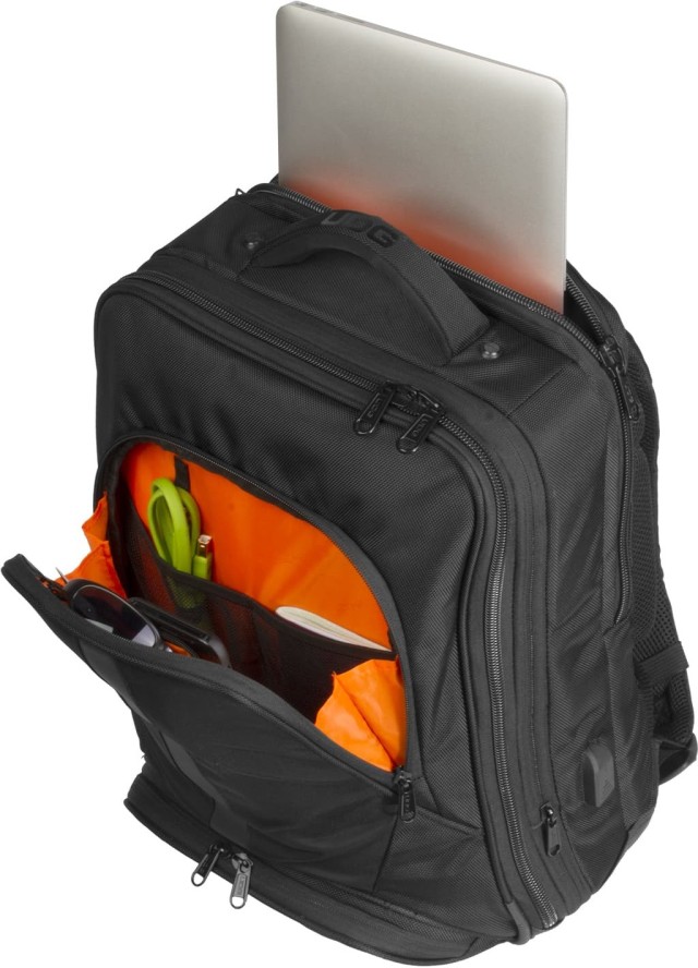 UDG Ultimate Backpack Slim Black/Orange Inside (U9108BL/OR)