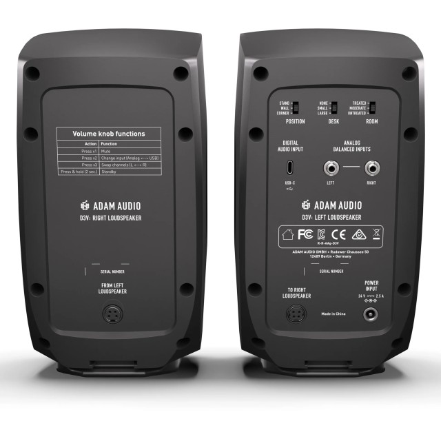 ����������� ������� ADAM D3V Black