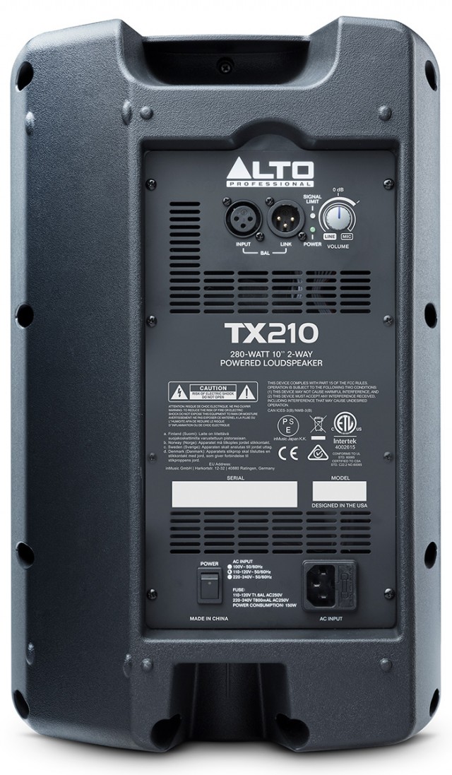 Alto Professional TX210