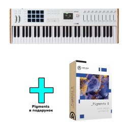 Arturia KeyLab 61 mk3 White + Arturia Pigments