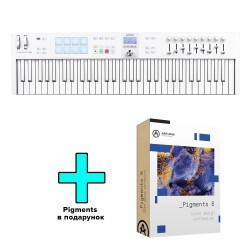 Arturia KeyLab Essential 61 mk3 Alpine White Special Edition + Arturia Pigments