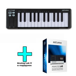 Arturia MicroLab mk3 Black + Analog Lab V