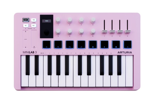 ����-���������� Arturia MiniLab 3 Rose Quartz + Arturia Analog Lab V