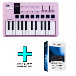 Arturia MiniLab 3 Rose Quartz + Arturia Analog Lab V