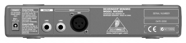 Behringer MINIMIC Mic 800