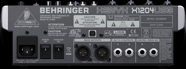Behringer XENYX X1204USB