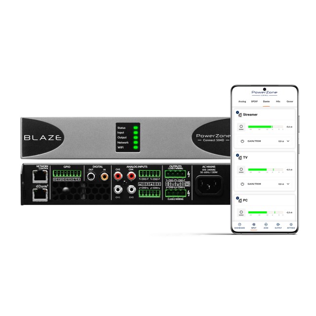 BLAZE Audio PowerZone Connect 504D