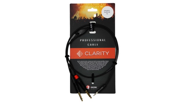Clarity miniJACK-2xJACK-B/1m