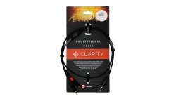 Clarity miniJACK-2xRCA-B/1m