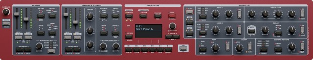 ����������� ������� Clavia Nord Piano 6 73