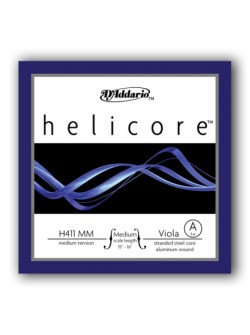 DADDARIO HELICORE VIOLA SINGLE A STRING Medium Scale Medium Tension