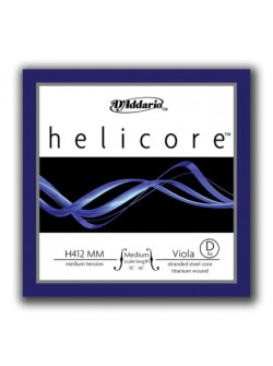 DADDARIO HELICORE VIOLA SINGLE D STRING Medium Scale Medium Tension