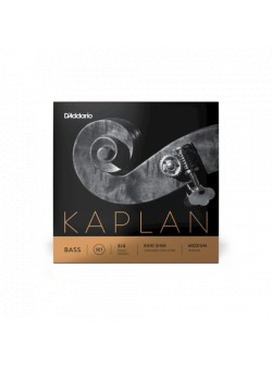 DADDARIO KAPLAN BASS STRING SET 3/4 Scale, Medium Tension