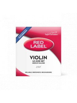DADDARIO Super Sensitive 2107 Red Label Violin String Set - 4/4 Size