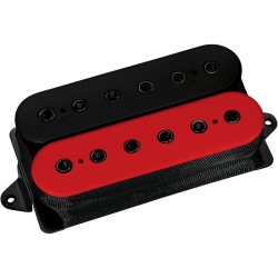 DIMARZIO EVOLUTION BRIDGE (F-Spaced, Black/Red)