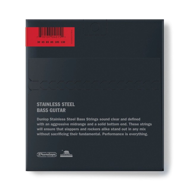 DUNLOP DBS30130 STAINLESS STEEL BASS 6-STRING (30-130)