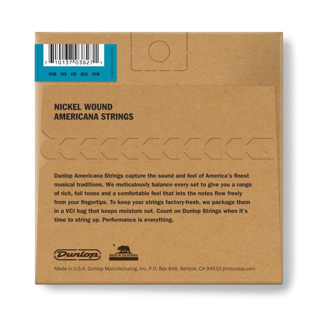 DUNLOP DJN0920 NICKEL WOUND TENOR BANJO STRINGS 09-20 5 STRING