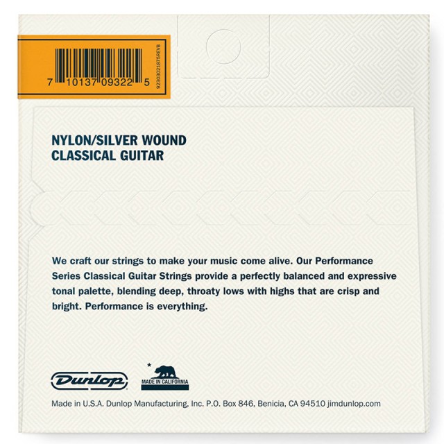 DUNLOP DCV100NS NORMAL TENSION CLASSICAL GUITAR STRINGS