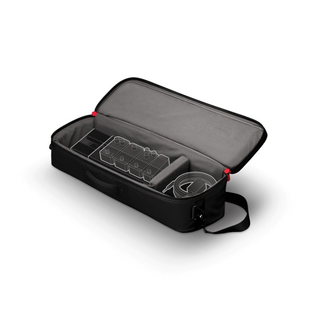 DADDARIO Single Row Backline Pedalboard Transporter Case