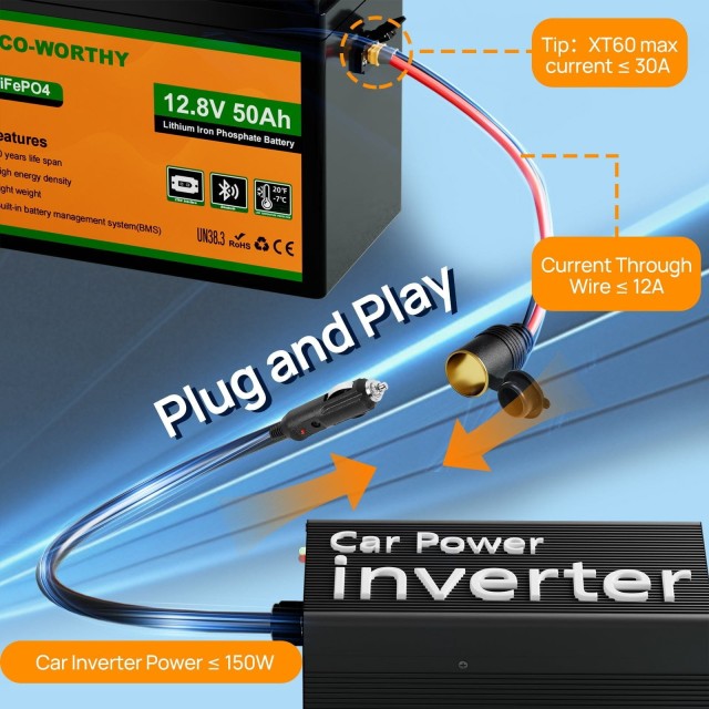 ����������� Eco-Worthy LiFePO4 12.8V 50Ah