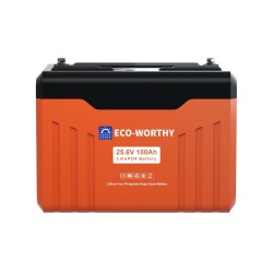 Eco-Worthy LiFePO4 25,6V 100Ah
