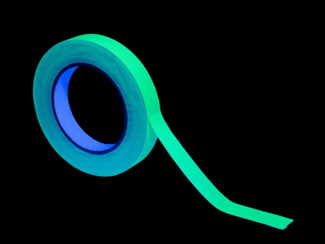 EUROLITE Gaffa Tape 19mm x 25m neon-green UV-active