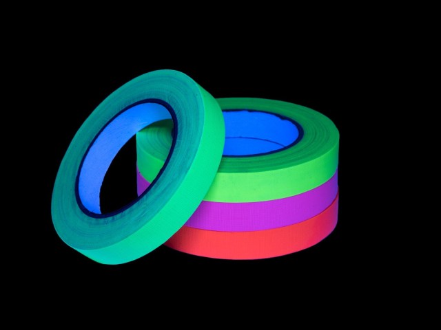EUROLITE Gaffa Tape 19mm x 25m neon-orange UV-active