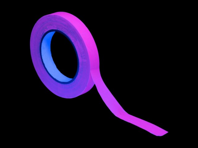 EUROLITE Gaffa Tape 19mm x 25m neon-pink UV-active