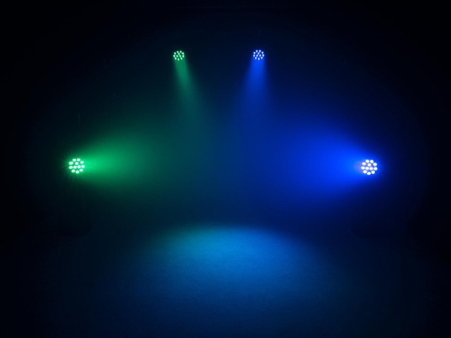 EUROLITE LED PAR-64 QCL 12x8W floor bl