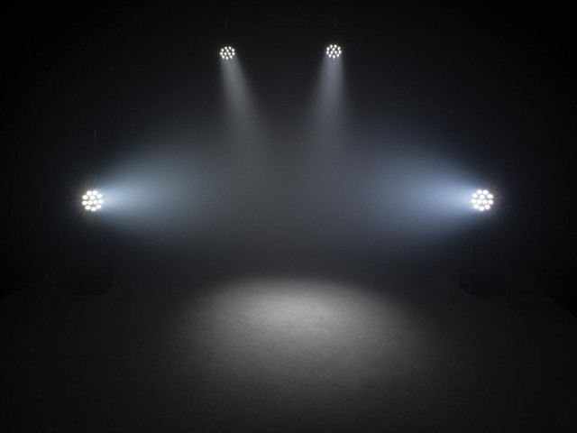 EUROLITE LED PAR-64 QCL 12x8W floor bl