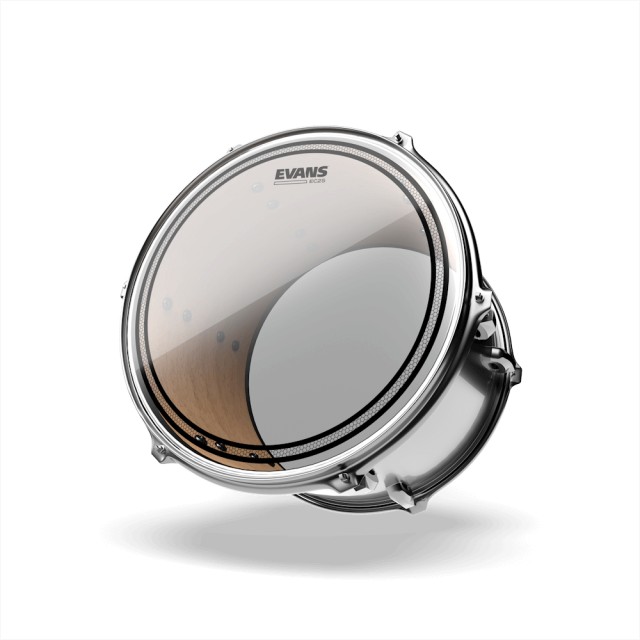 EVANS EC2S CLEAR Fusion Tom Pack (10", 12", 14")