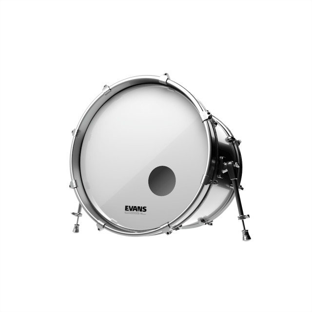 EVANS 22" EQ3 RESONANT Smooth White