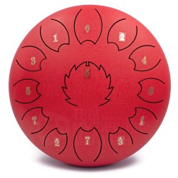 FZONE STD12I13N Red STEEL TONGUE DRUM