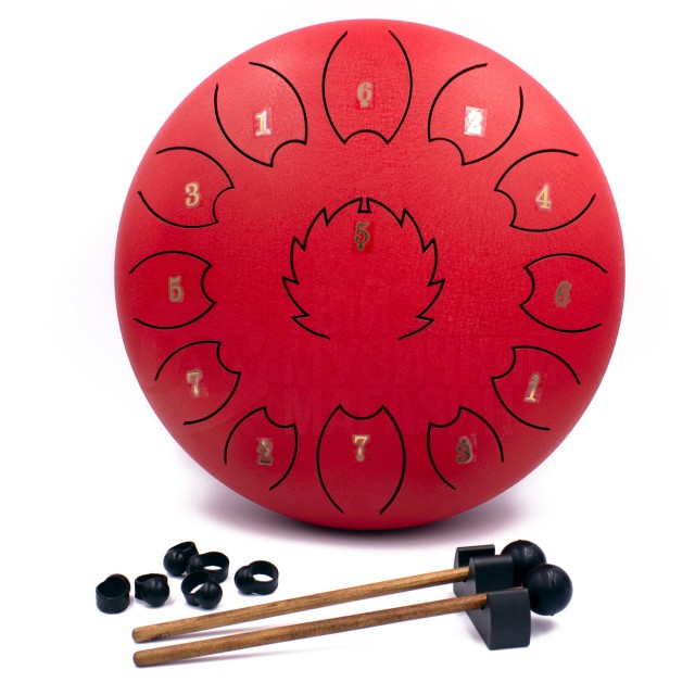 FZONE STD12I13N Red STEEL TONGUE DRUM