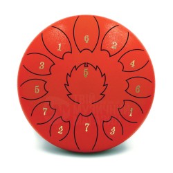 FZONE STD10I13N Red STEEL TONGUE DRUM