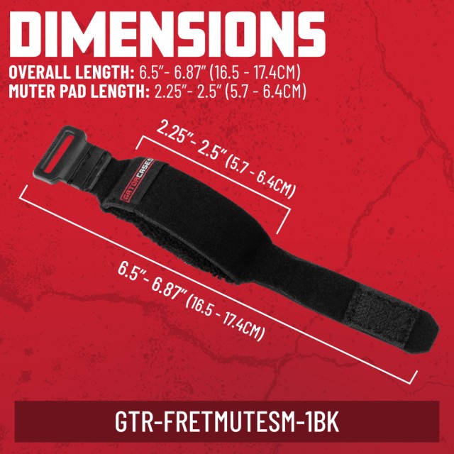 Gator GTR-FRETMUTESM-1BK