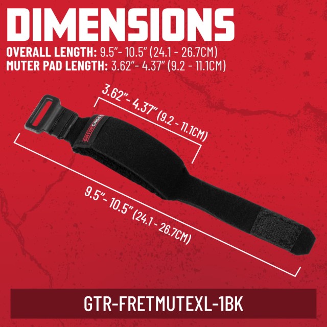 Gator GTR-FRETMUTEXL-1BK