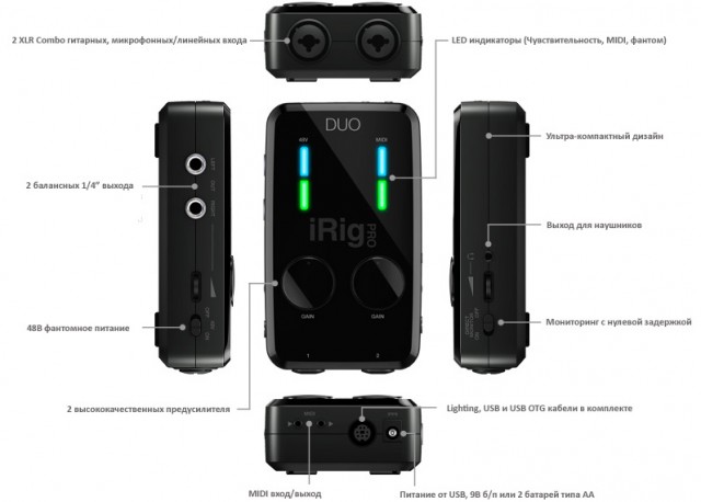 IK Multimedia iRig Pro DUO