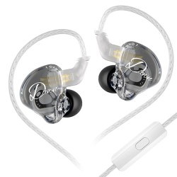 KZ Audio Dawn CRYSTAL MIC silver cable