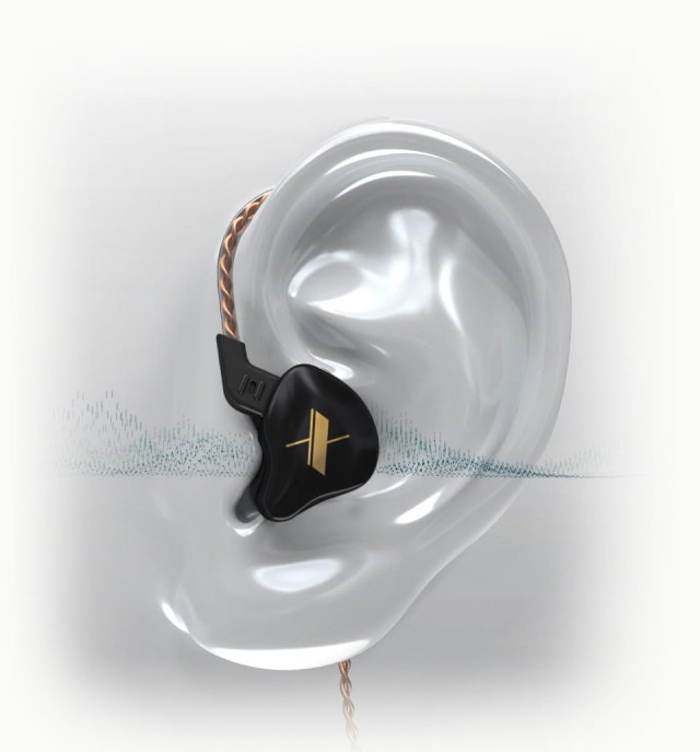 KZ Audio EDX BLACK NO MIC