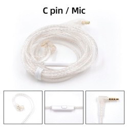 KZ Audio Standard SILVER Cable C MIC