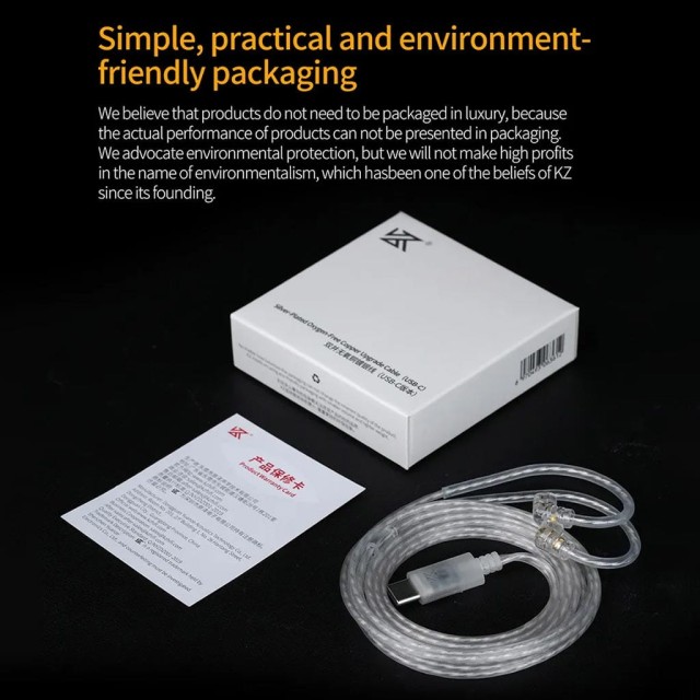 KZ Audio USB TYPE C CABLE (47-34) NO MIC