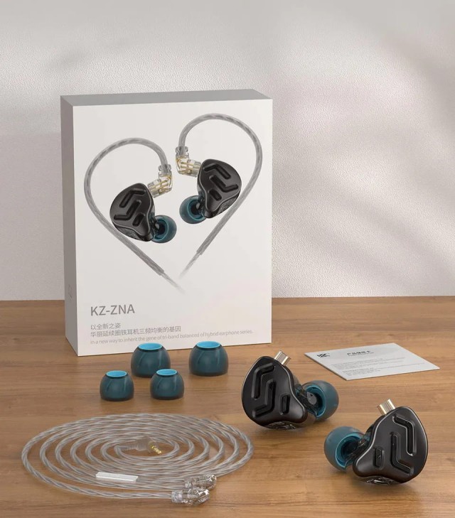 KZ Audio ZNA BLACK NO MIC